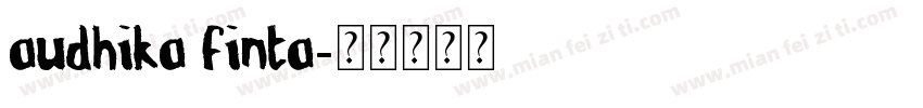 Audhika FinTa字体转换